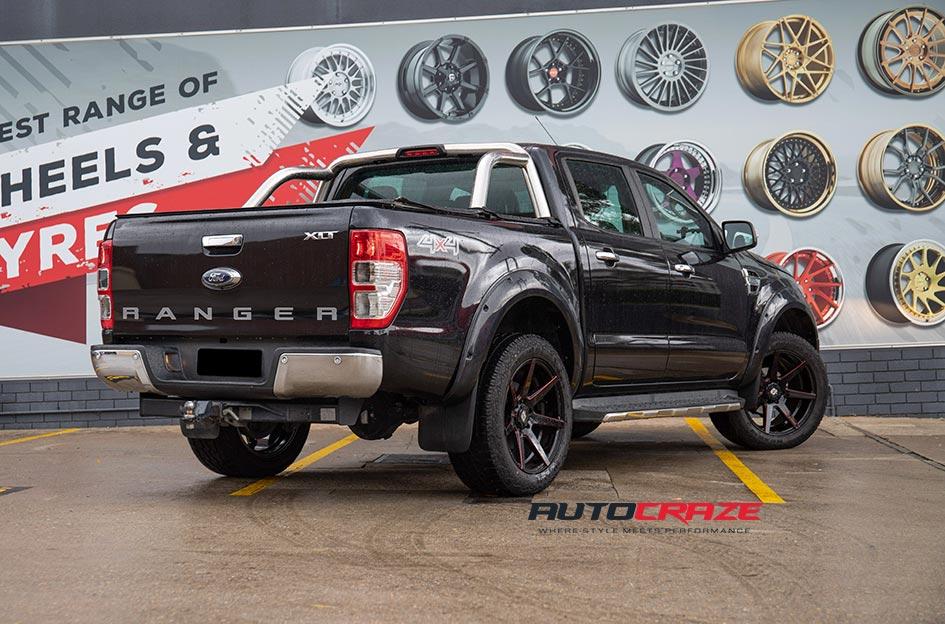 FORD RANGER AVALANCHE GLOSS BLACK MILLED ACCENTS